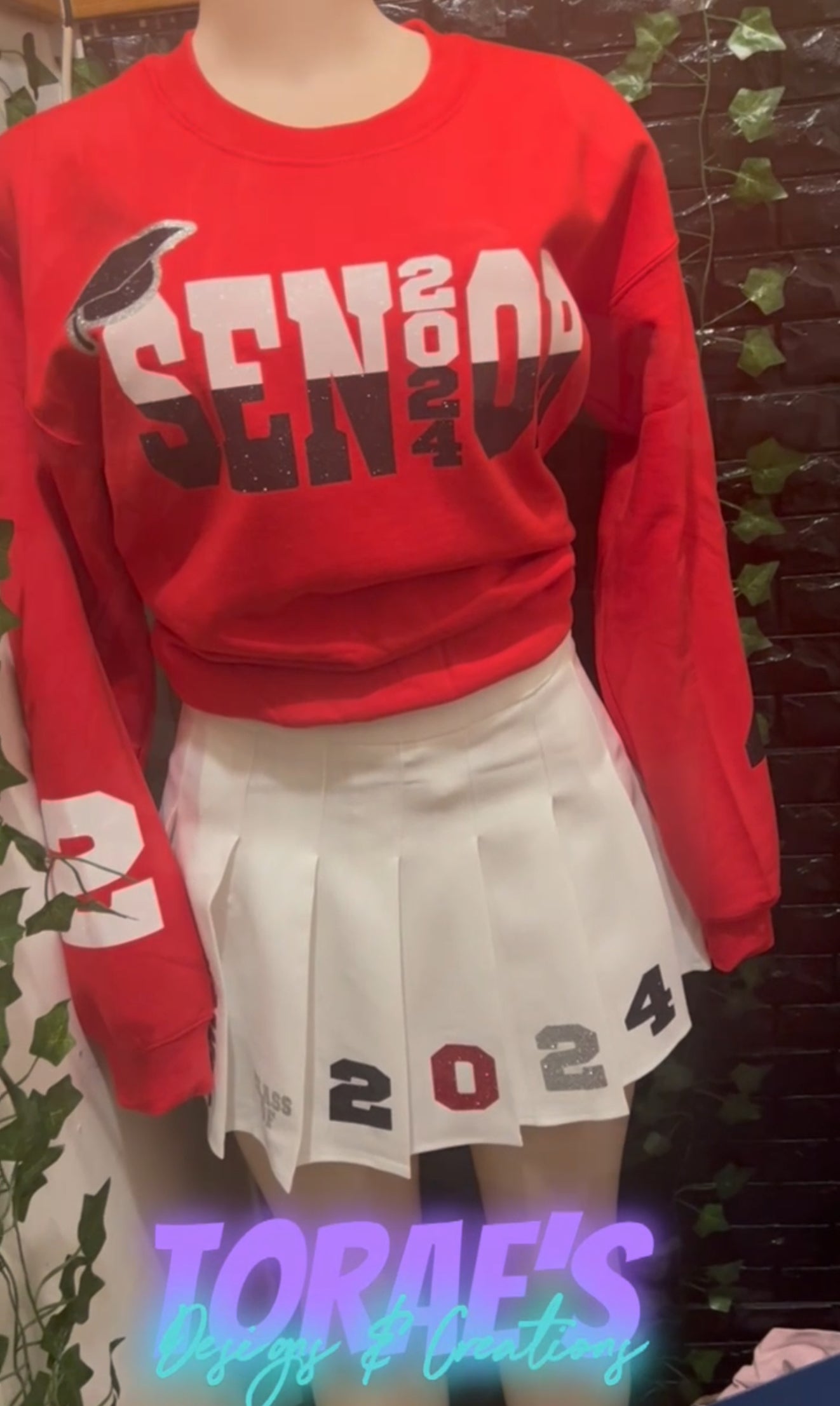 Senior Sweatshirt & Skirt Set