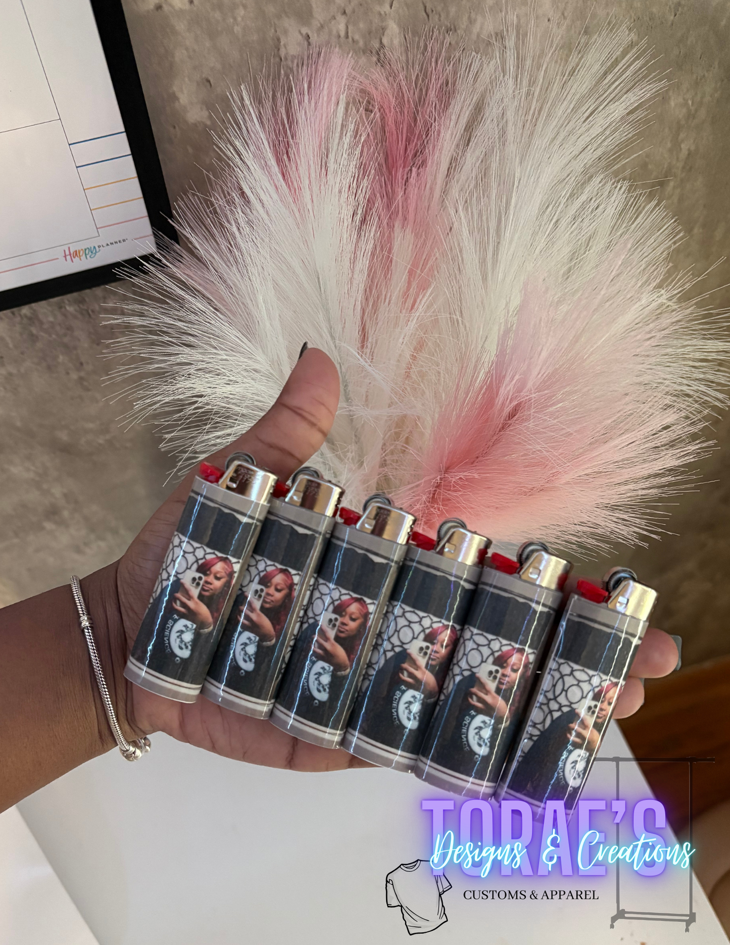 6 PACK Custom Lighter