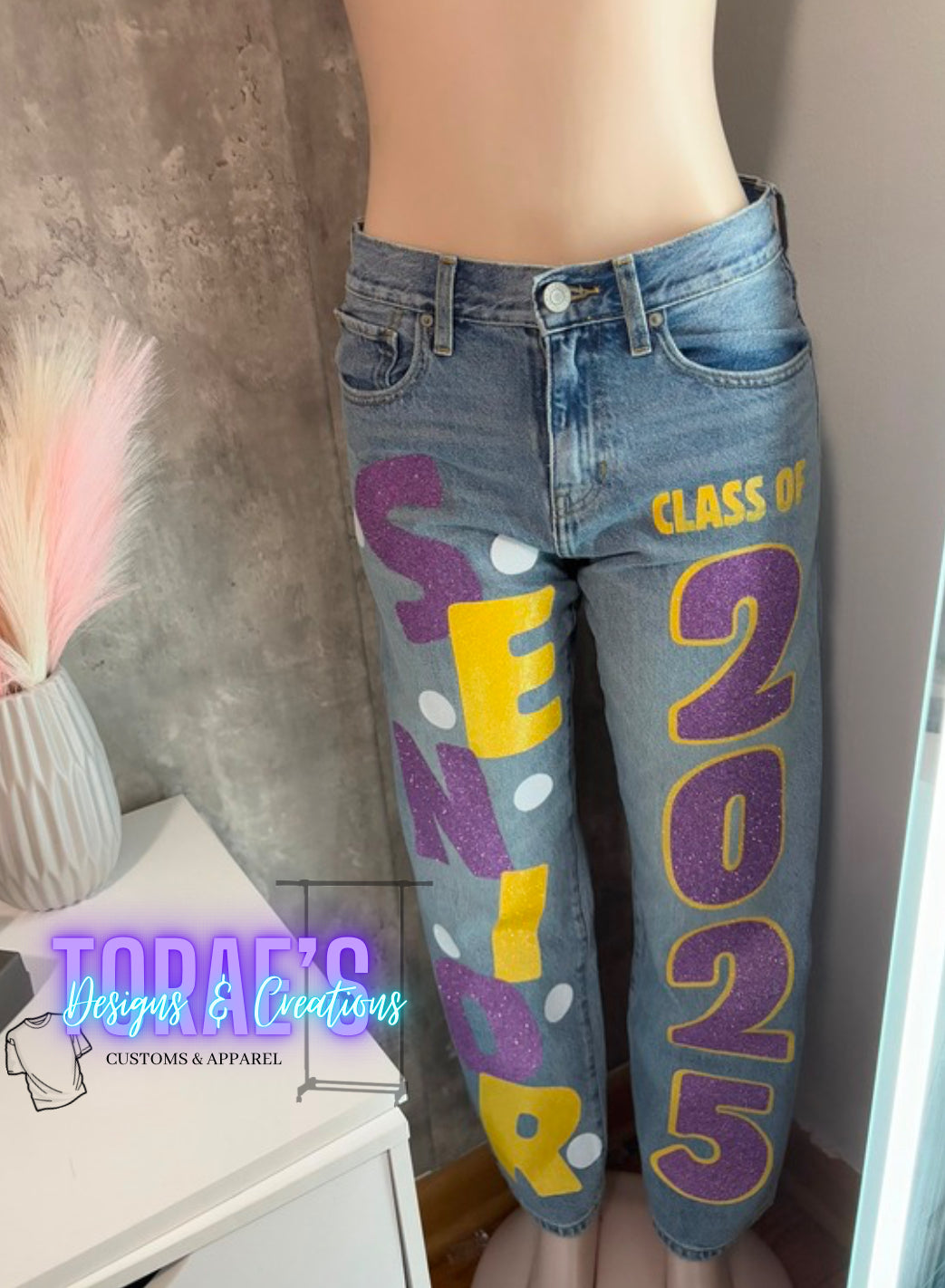 Blinged Out Senior Jeans