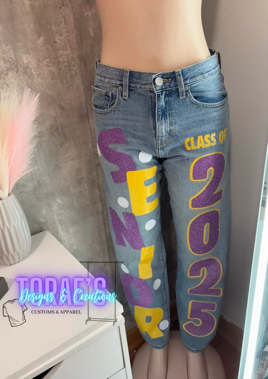Blinged Out Senior Jeans