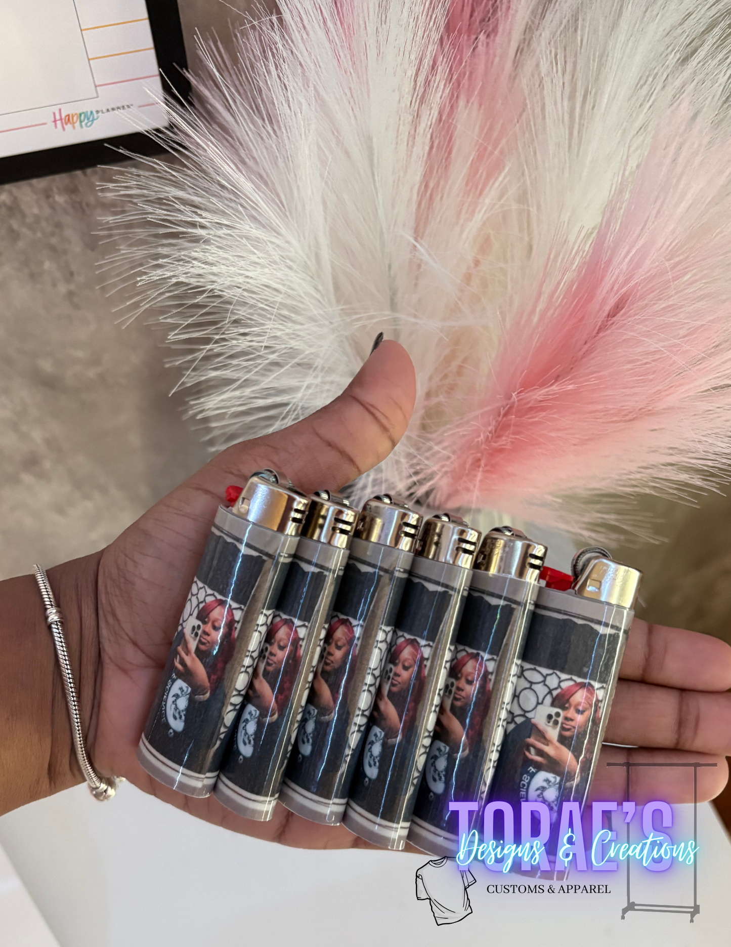 6 PACK Custom Lighter