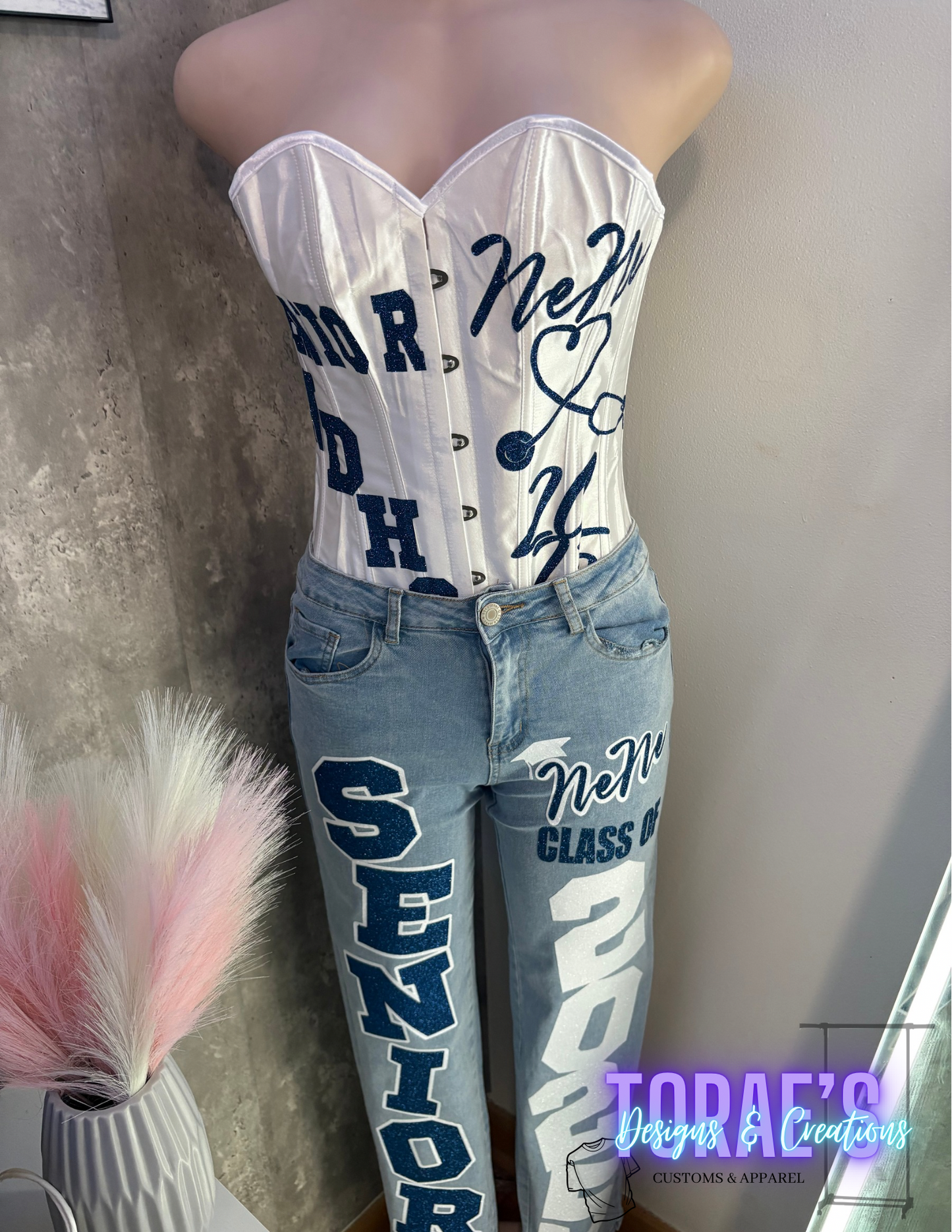 Corset & Jeans Set