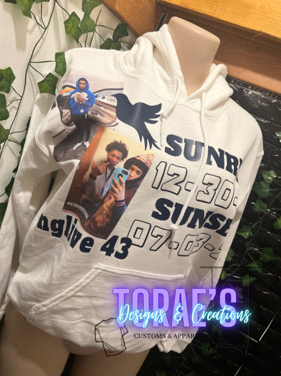 Simple Memorial Hoodie