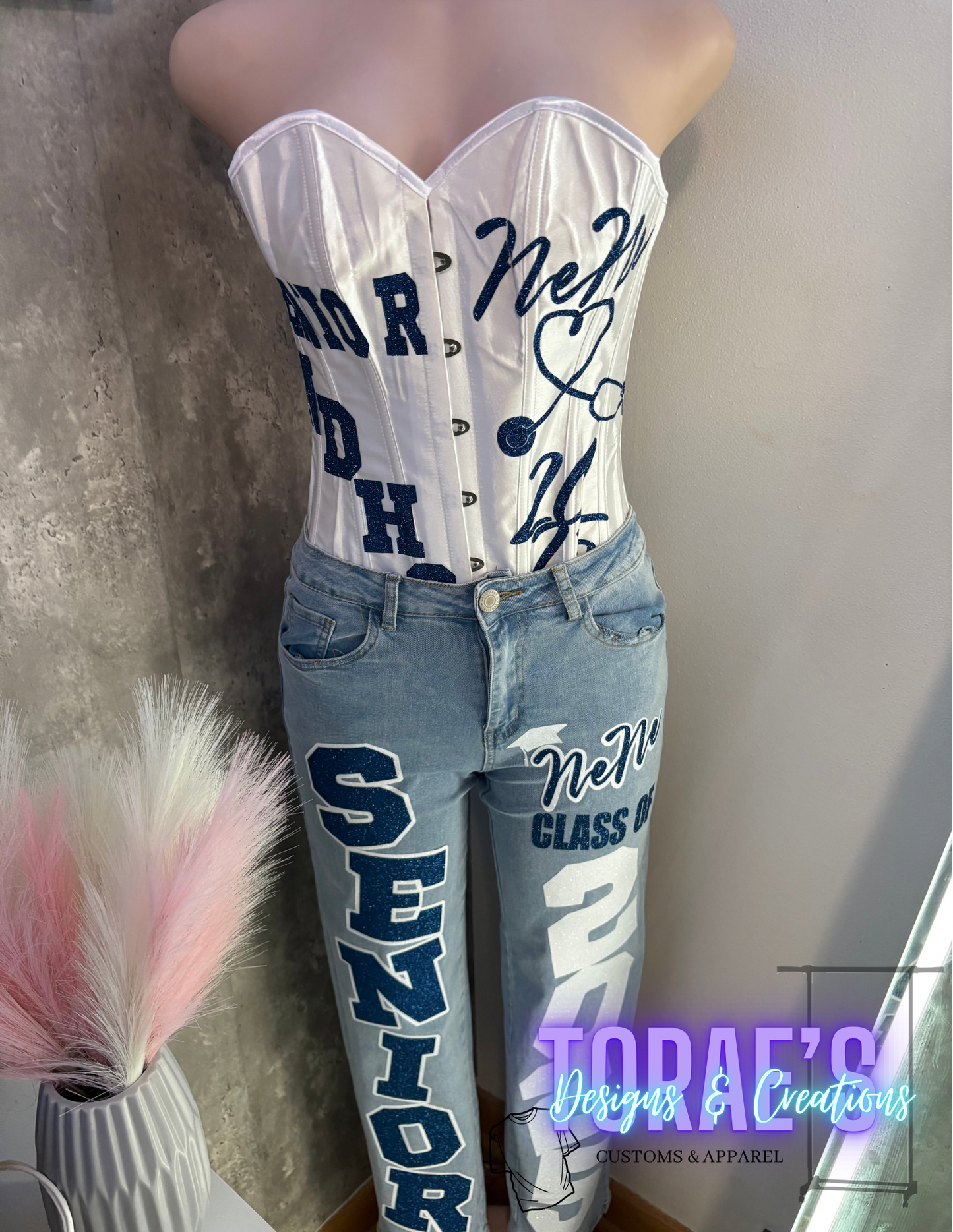 Corset & Jeans Set