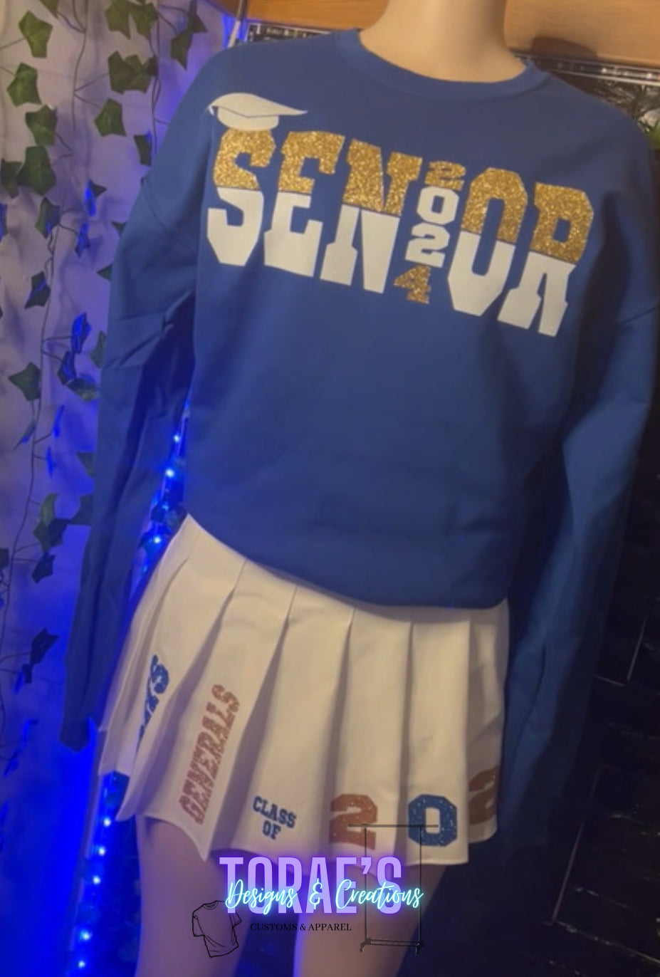 Senior Sweatshirt & Skirt Set