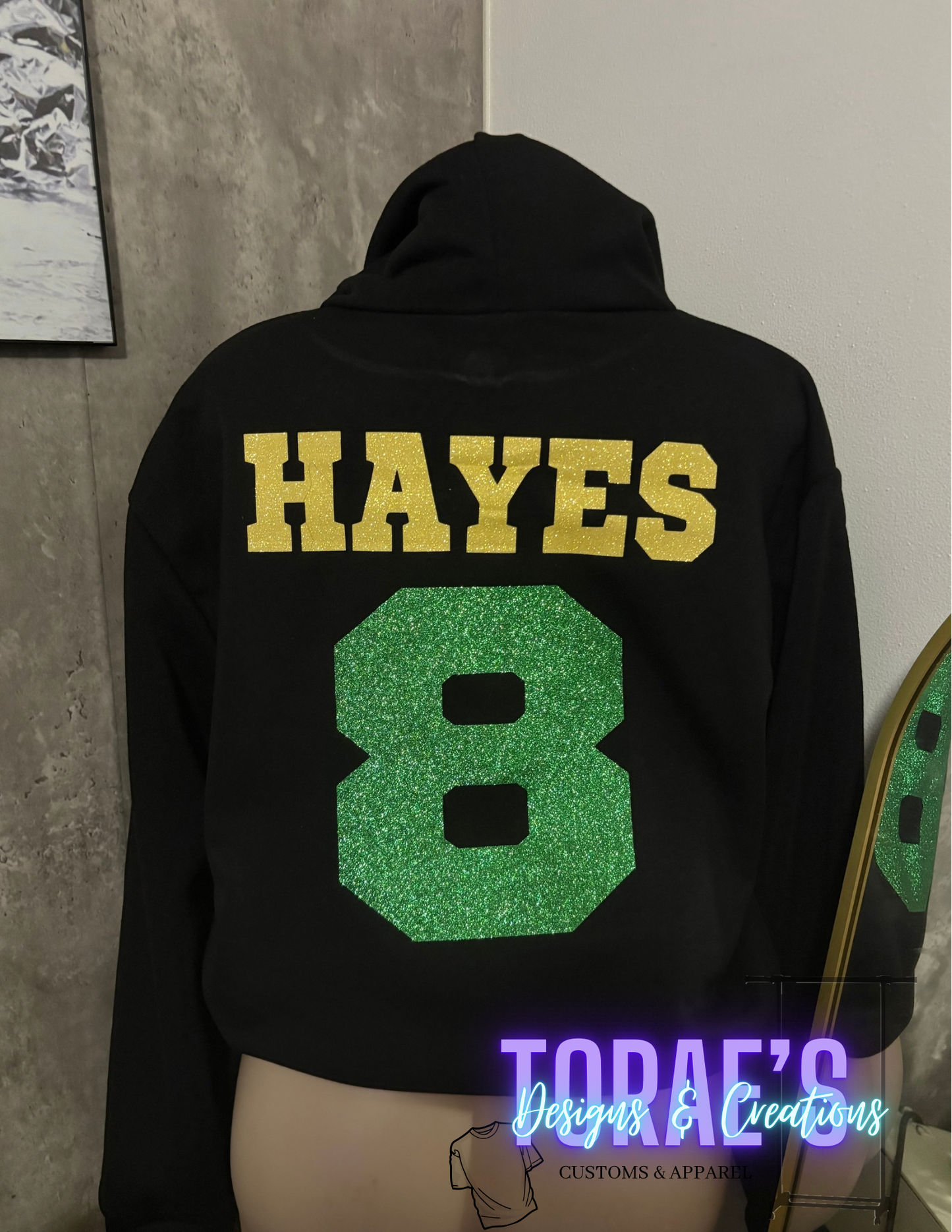 Heart On The Line Football Hoodie
