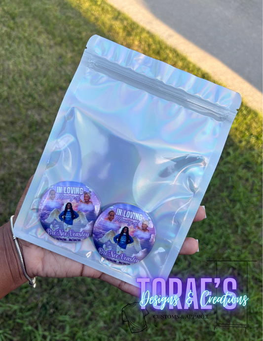 2- PACK Memorial Pins