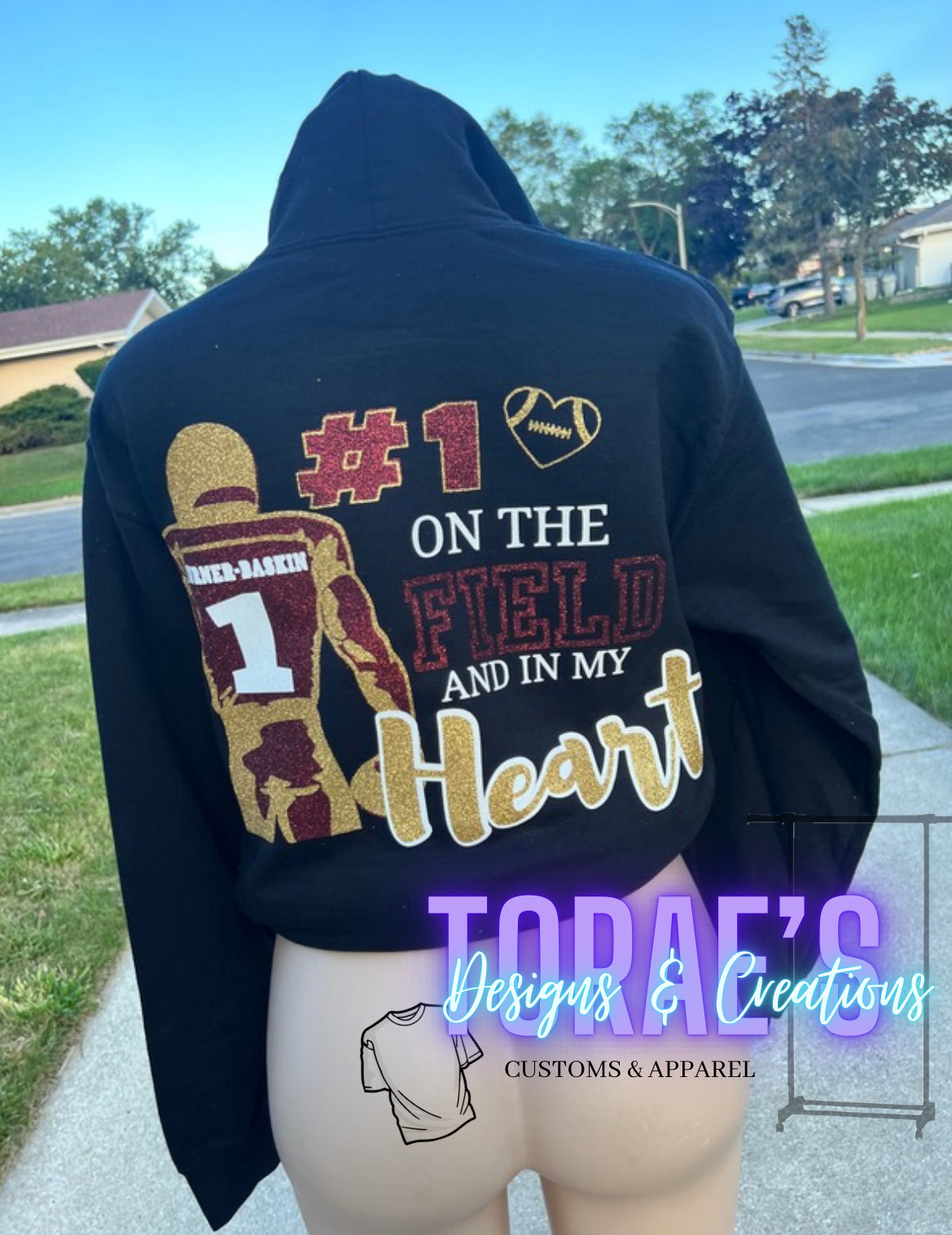 Supportive Football Hoodie